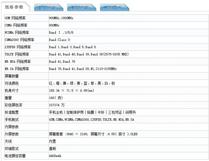 小米CC11 Pro或通过认证：6.55吋4K屏幕+4400mAh电池+6400万主摄