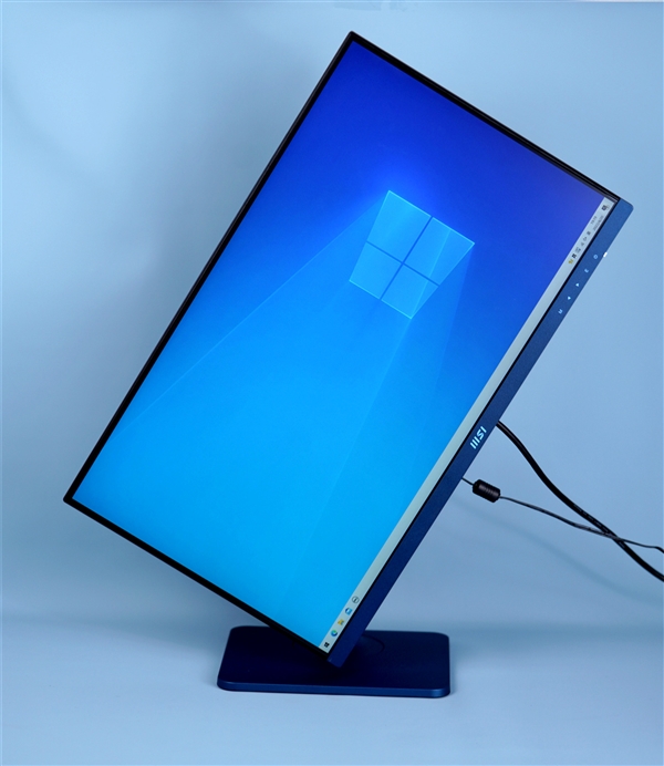 横竖都能使用！微星Modern MD241P Ultramarine显示器图赏