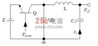 传统的非隔离负电压开关电源电路结构2