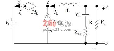 非隔离负电压Buck开关电源CCM大信号模型