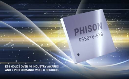 支持PCIe4.0和176层NAND闪存的群联E18新主控现已出货