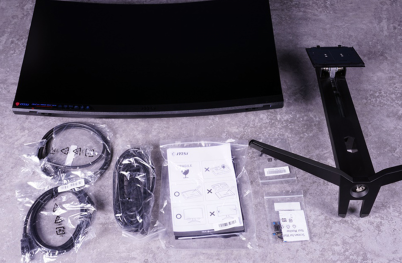 MSI Optix MAG272CQR电竞荧幕开箱 / 27吋曲面荧幕、WQHD分辨率、165Hz高刷新率