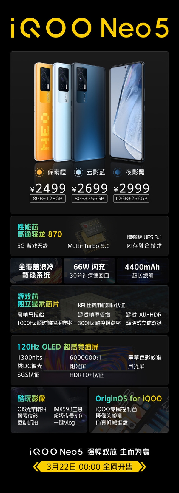 2499元起！一图看懂iQOO Neo 5值不值得买？