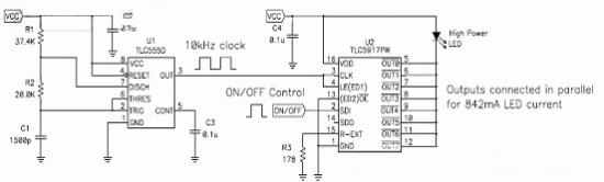 LED驱动器中的555定时器