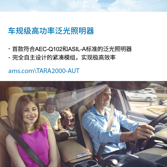 艾迈斯半导体推出全球首款符合AEC-Q102和ISO 26262标