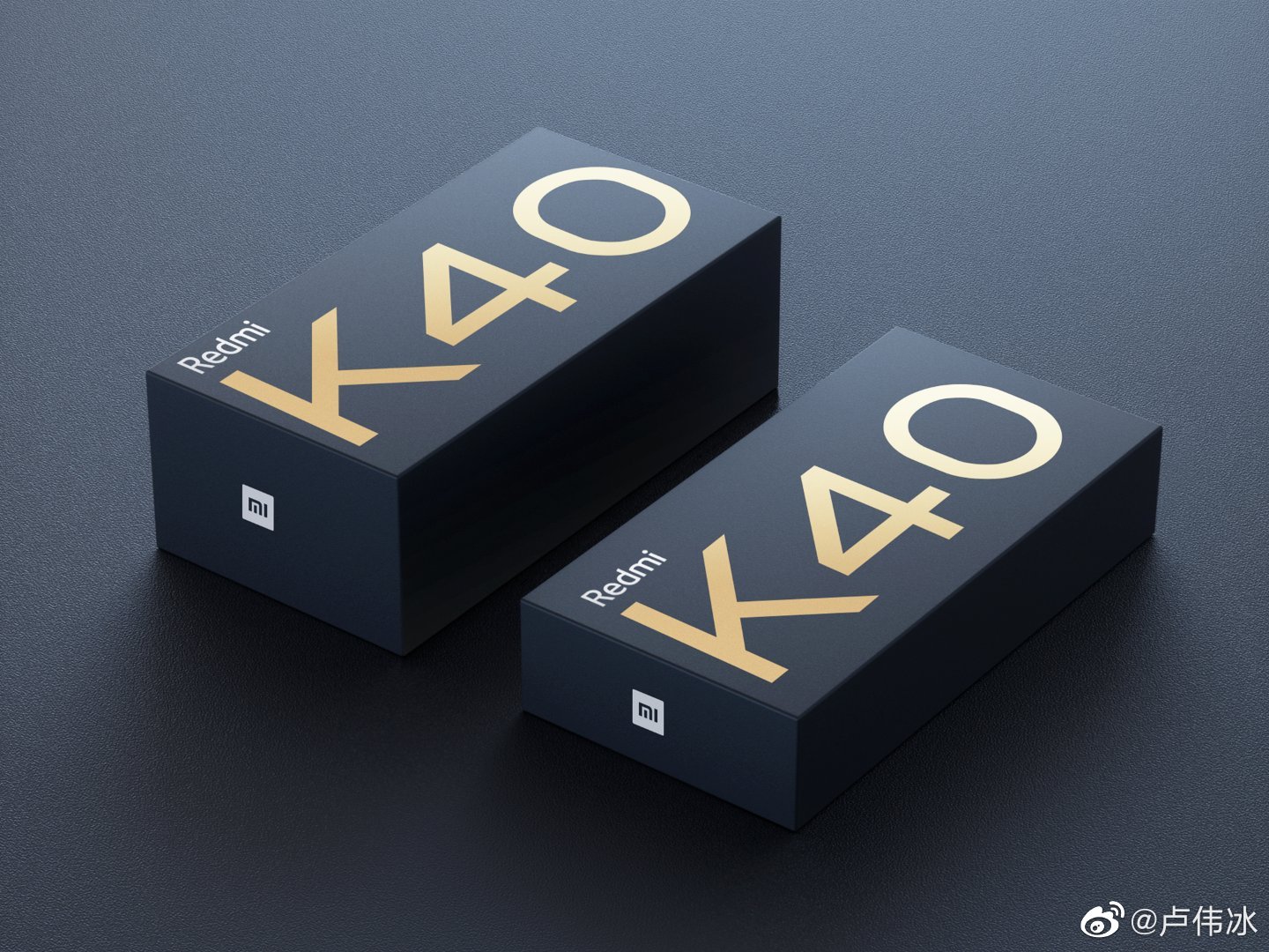 卢伟冰自曝K40包装盒：充电器可能没有了