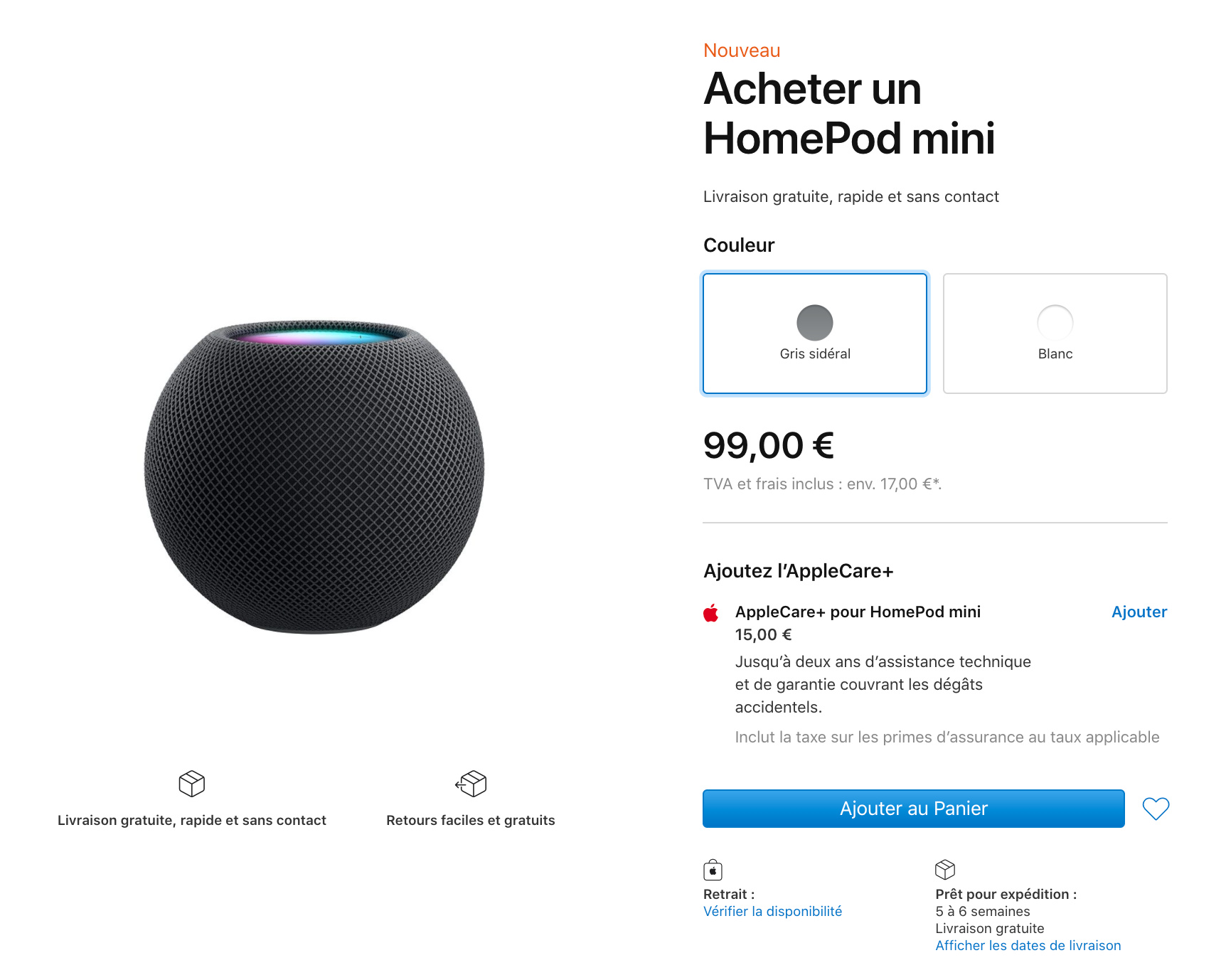 HomePod mini 登陆中国台湾与墨西哥