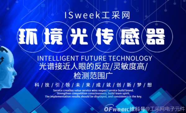 超高灵敏度和红外抑制的环境光传感器WH4517V