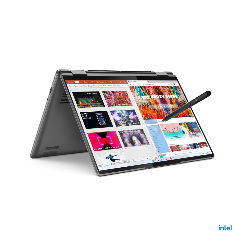 联想公布新款 Yoga 7 翻转本:最高搭载 i7-1255U,14 英寸 2.2k 屏
