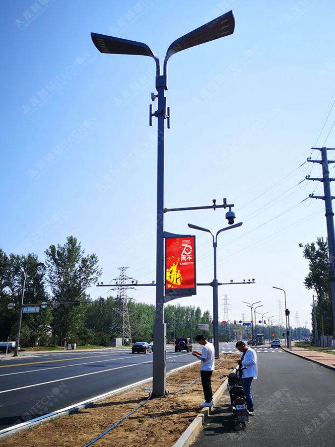 LED灯杆屏与智慧灯杆已经是切割不开的利益共同体
