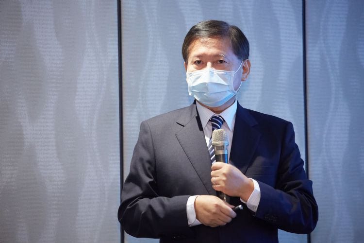 力积电总经理谢再居。李建梁摄