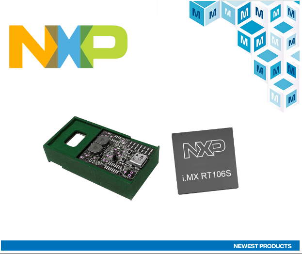 贸泽开售嵌入式本地语音助手应用的NXP i.MX RT106S跨界处理器