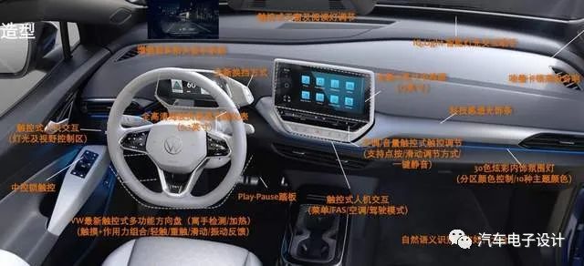 MEB的极简的信息娱乐系统