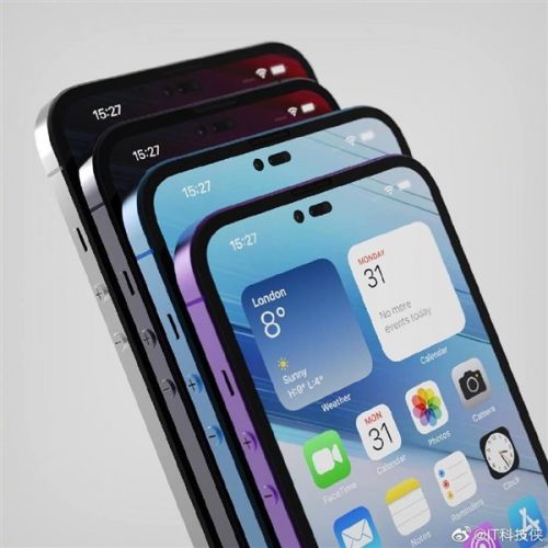 iPhone 14 Pro系列最新概念图曝光：采用感叹号挖孔屏 圆形音量键回归