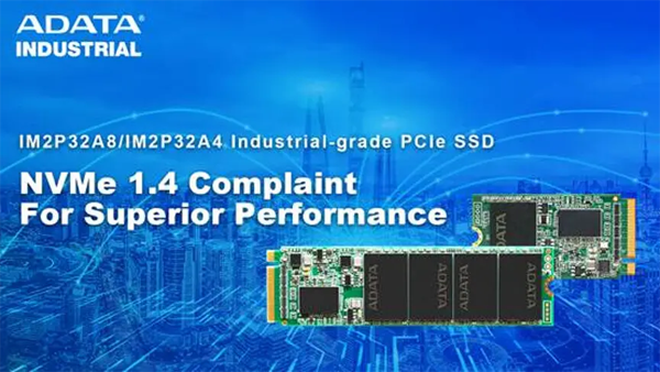威刚推出IM2P32A8和IM2P32A4两款M.2工业级SSD