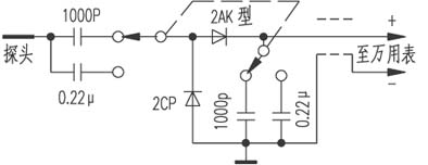 自制万用表高频信号探头