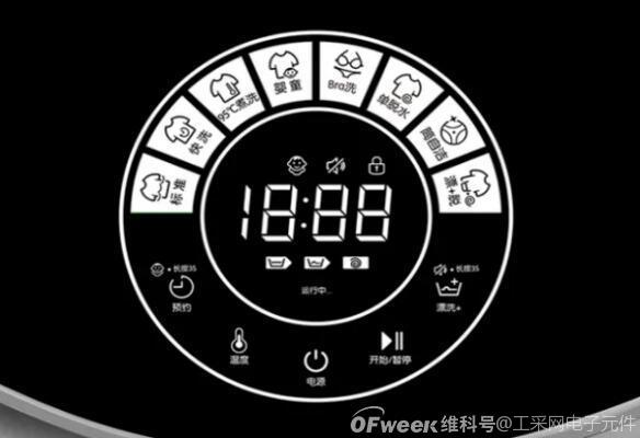 应用在洗衣机触摸屏中的触摸芯片