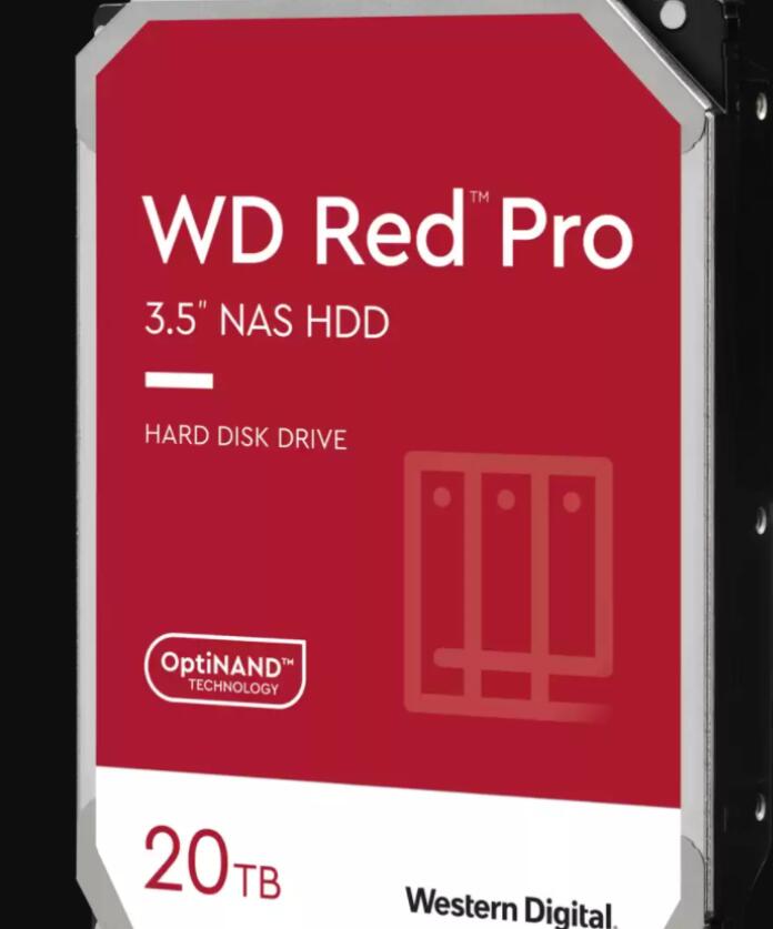 自带64GB “SSD” 西数20TB红盘Pro上市销售 价格直奔6000元