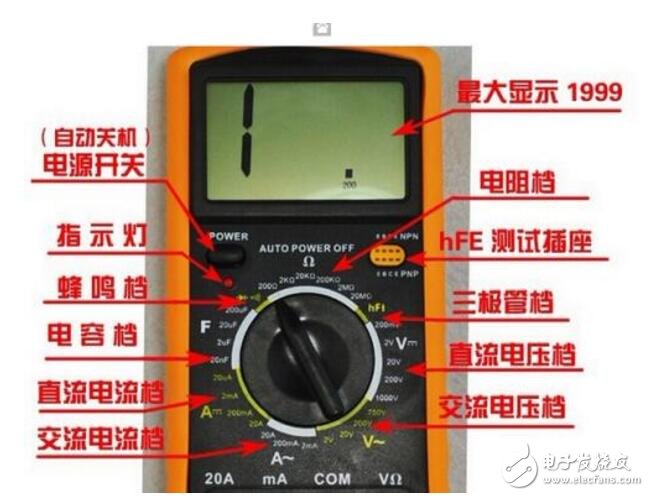 数字式万用表测电阻原理_数字万用表怎么测电阻