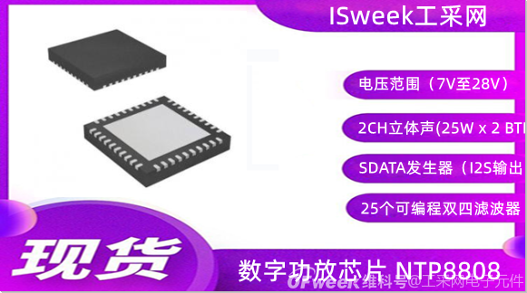韩国NF 数字功放芯片 - NTP8808
