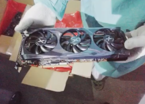 矿卡翻新？中国海关查获5840块造假XFX显卡：官网关闭