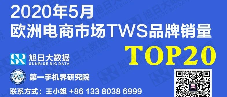 5月欧洲电商市场TWS品牌销量TOP20有你想不到，木子李第10