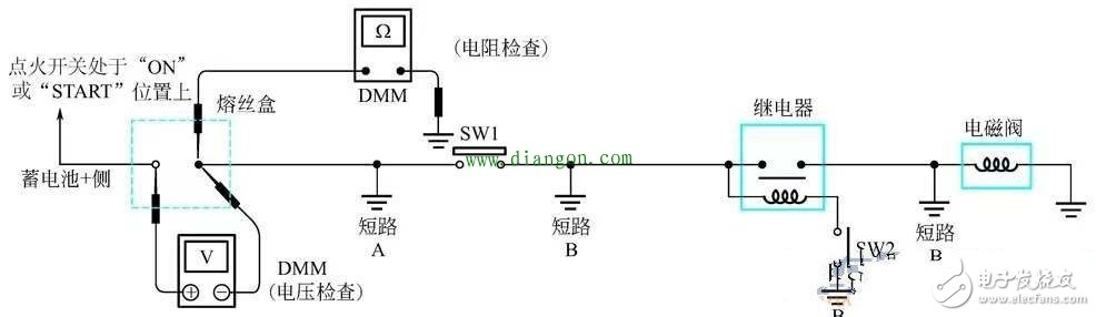万用表检查电路短路的两种方法