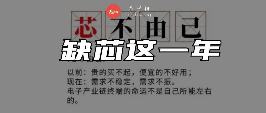 四个字总结缺芯一年多