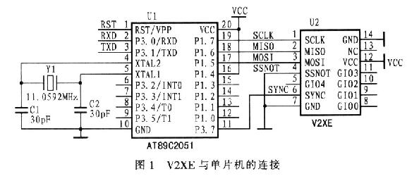 V2XE型地磁传感器在单片机系统中的应用