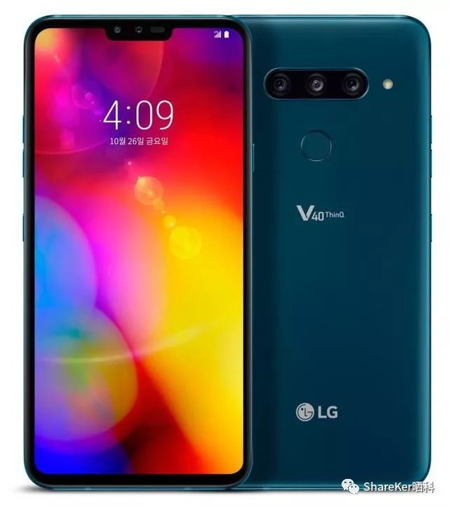 【LG】全球首款五摄手机LG V40 ThinQ发布，遗憾国内暂无出售