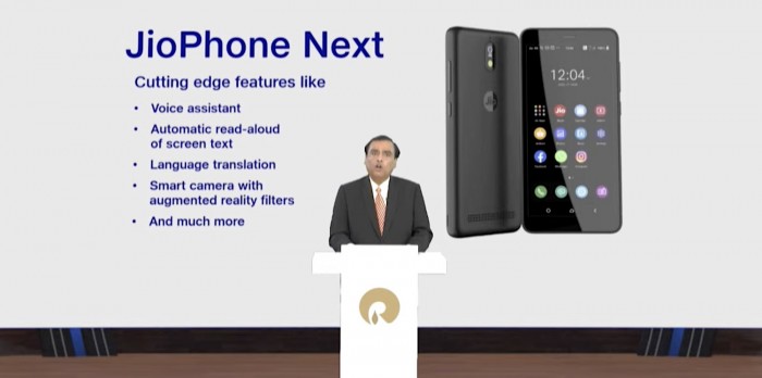 谷歌与印度首富联合推出入门智能手机JioPhone Next
