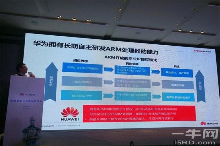华为宣布已拥有ARMv8永久授权,可自主研发芯片