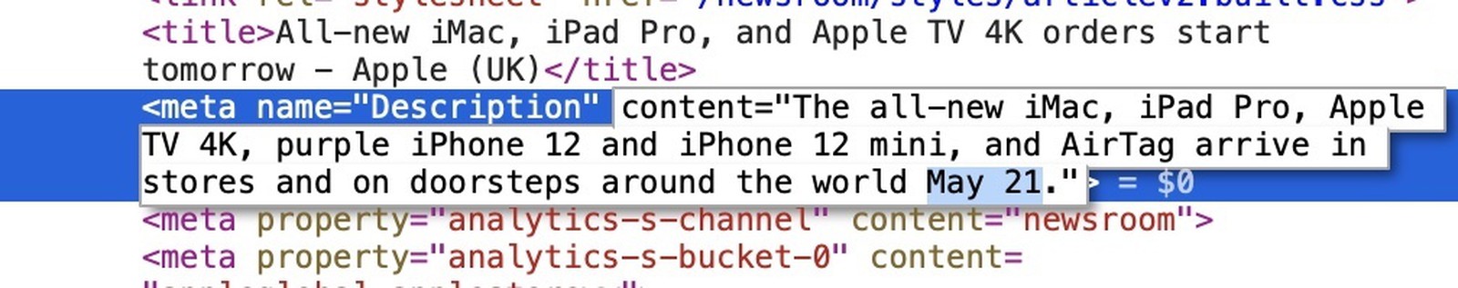 新款iMac和iPad Pro等产品将在5月21日发售