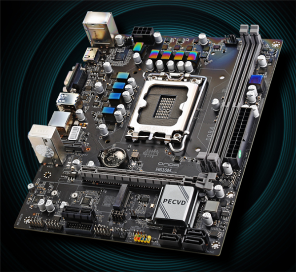 全球唯一DDR4+DDR5双内存主板：昂达H610M+开卖599元