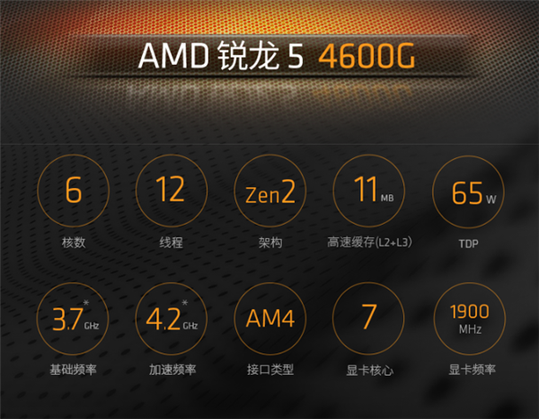 AMD Zen2复活！锐龙5 4600G、锐龙3 4100新U上市：只要699元