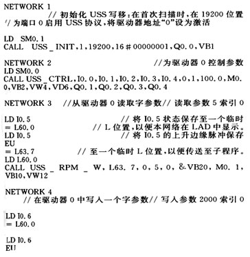 通过USS协议实现变频调速器与PLC的通讯控制