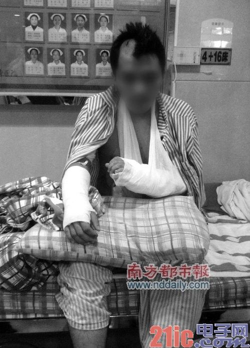 宽带正规军被野鸡军恐吓 推销宽带被砍五刀[图]