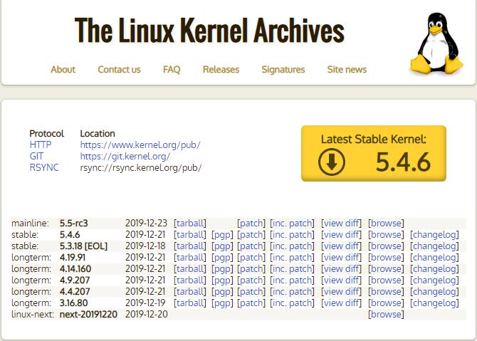 Linux 5.3 内核已停止支持，建议用户更新至 Linux Kernel 5.4