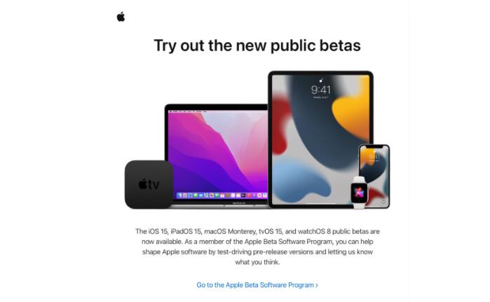 苹果扩大 iOS 15 等新系统测试范围
