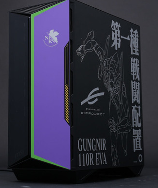 微星推出福音战士联名设计套件 从机壳／主机板／电源供应器都准备暴走中