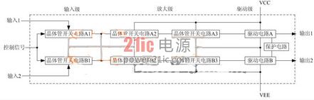 三极管开关电路原理框图