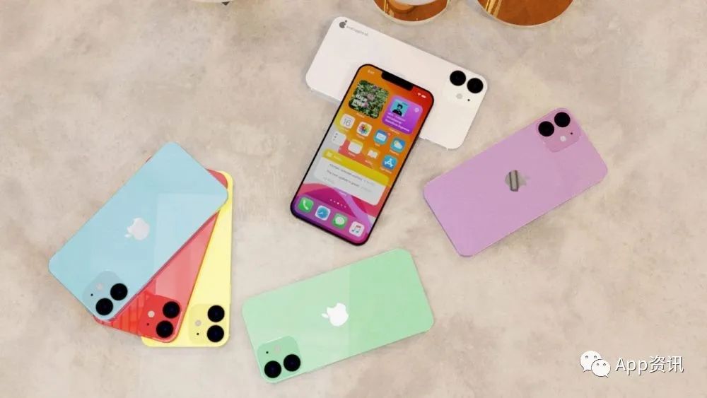5.4 英寸 iPhone 12 概念欣赏,多种配色