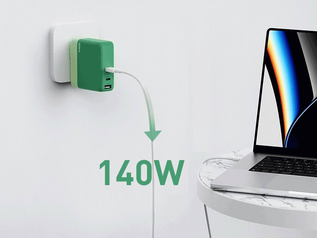 快充新标准,IDMIX 140W PD3.1氮化镓充电器众筹开启-充电头网