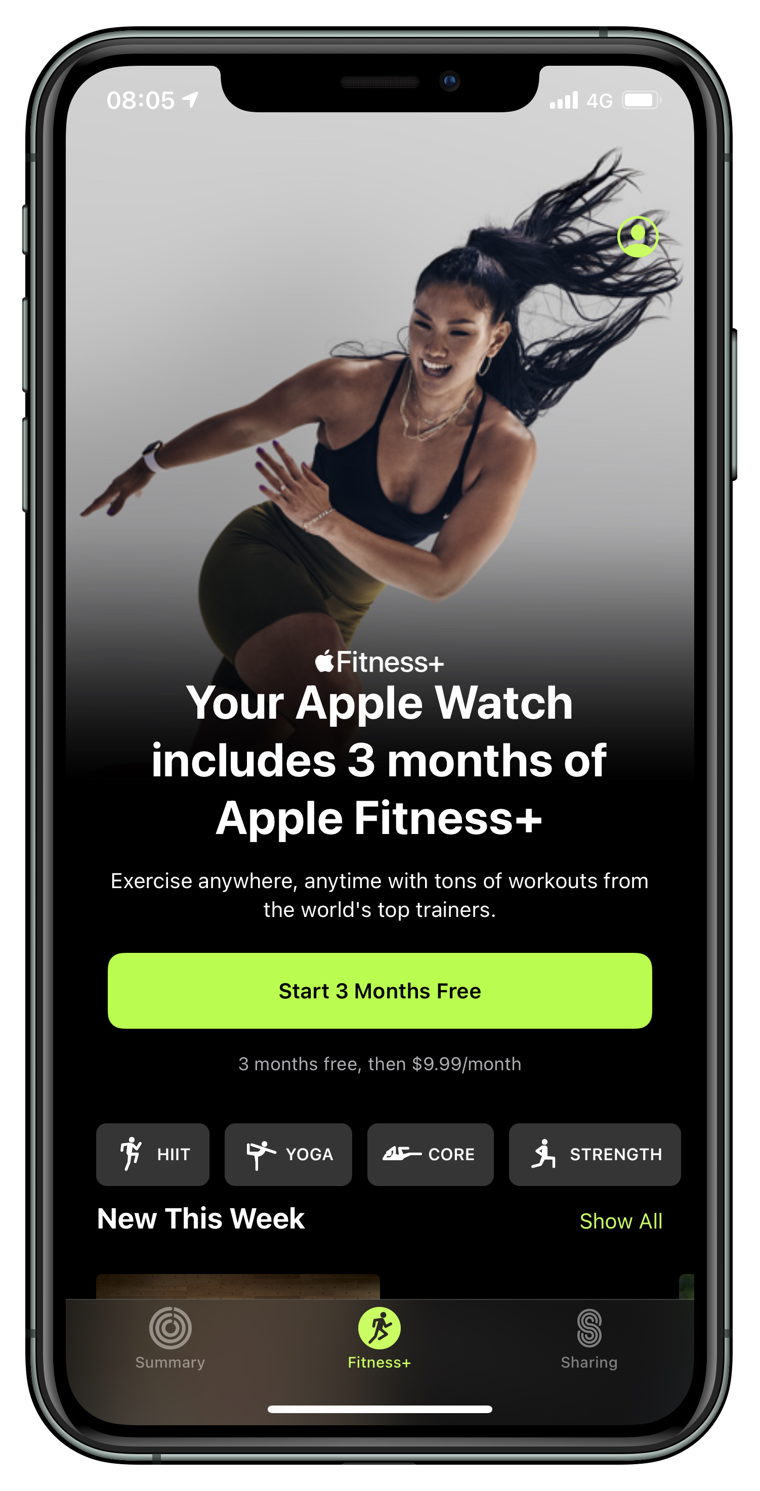 Apple Fitness+ 正式上线，购买新 Apple Watch 获三个月免费试用