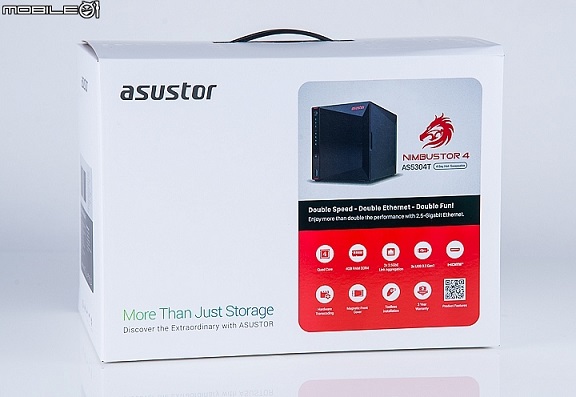 华芸asustor AS5304T NAS试用 双2.5G网络加持