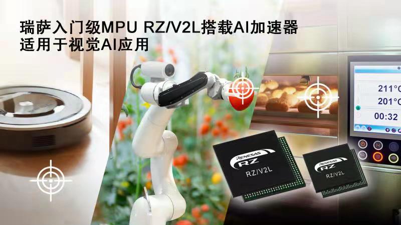 瑞萨电子推出入门级MPU RZ/V2L 具备出色电源效率和