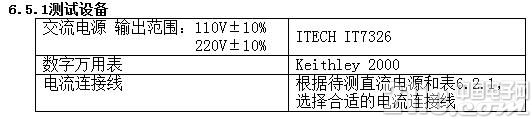 直流电源的测试与规范