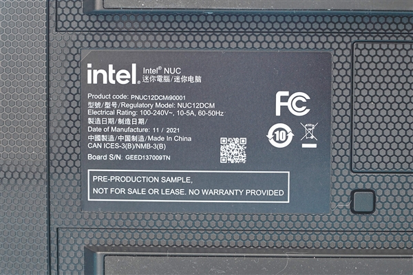 Intel龙之峡谷NUC 12 Extreme迷你机图赏：8L身材塞入酷睿i9