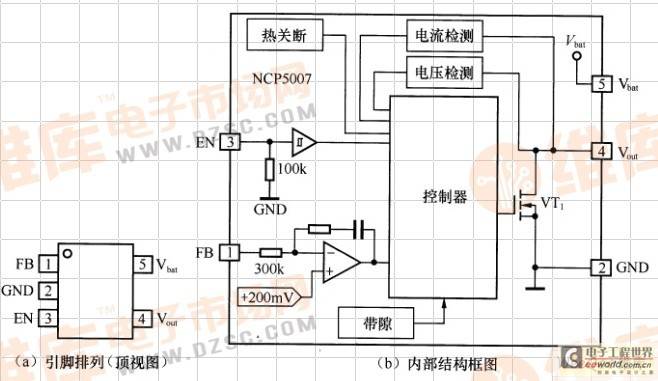 基于NCP5007的升压型LED驱动电路原理