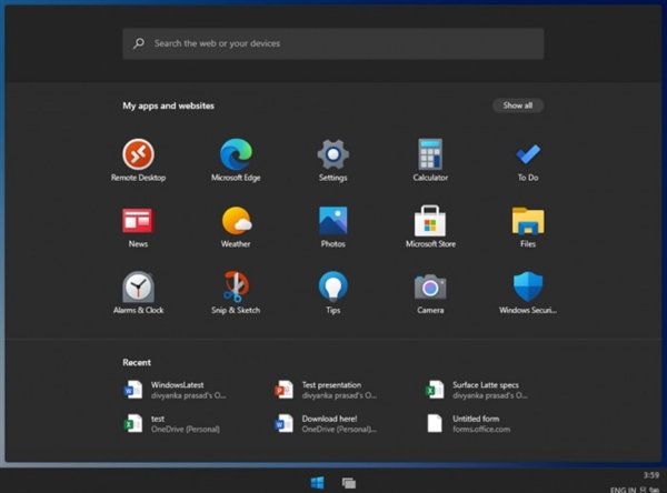 到底如何？Windows10X系统截图流出全新开始菜单